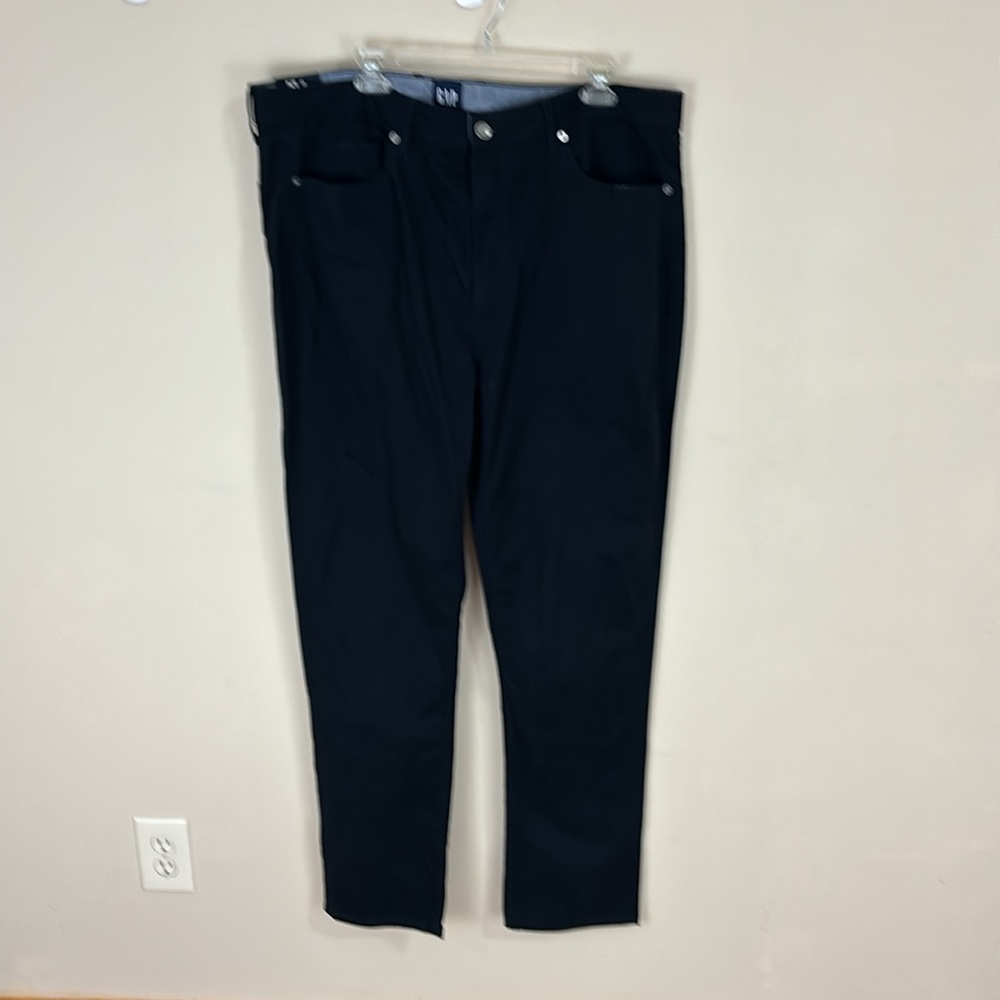 Gap Black 5 Pocket Slim Fit Stretch Twill Pants Size 40x30 NWT